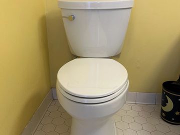 An after picture of a toilet I installed for a customer in Goshen Plantation.