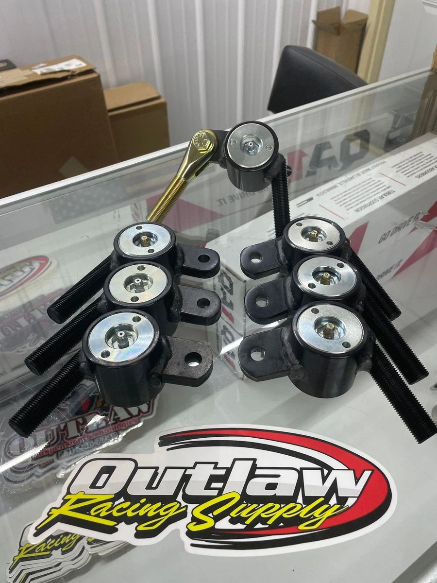 Outlaw ball joint holder for GRT, Hoffman and many other chassis brands