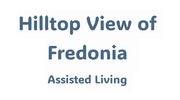 Sign for Hilltop View of Fredonia Assisted Living.