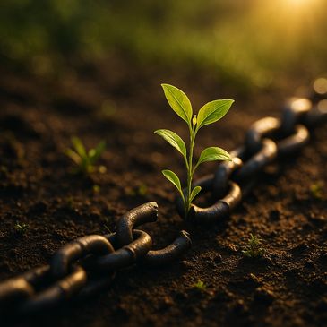 Debt broken: new financial growth emerging.