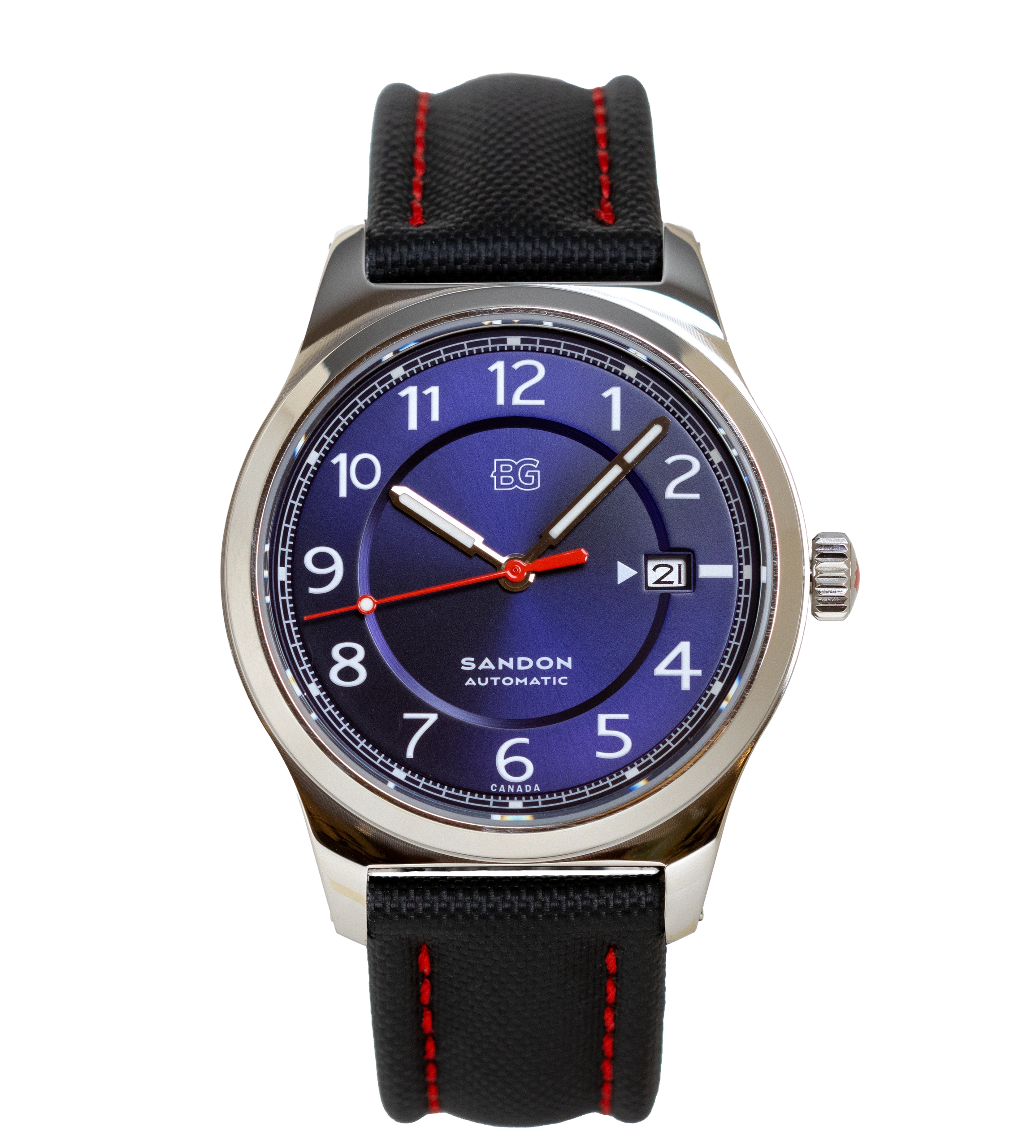 39 mm Sandon Indigo