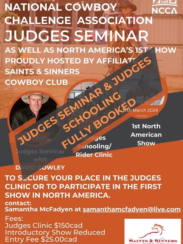  National Cowboy Challenge  Association Judges Seminar 