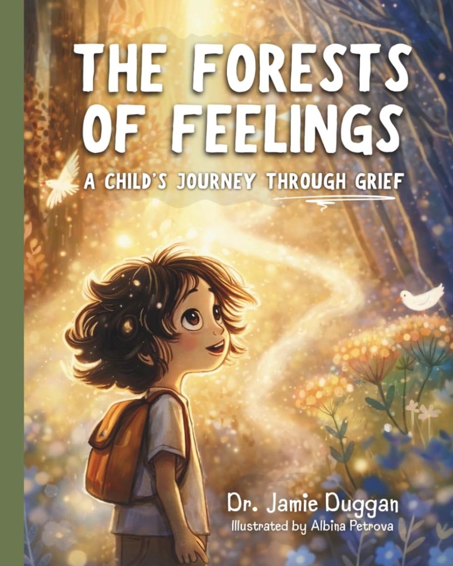 Children's book cover about grief journey.