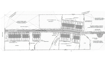 Site plan showing lots and roads layout.