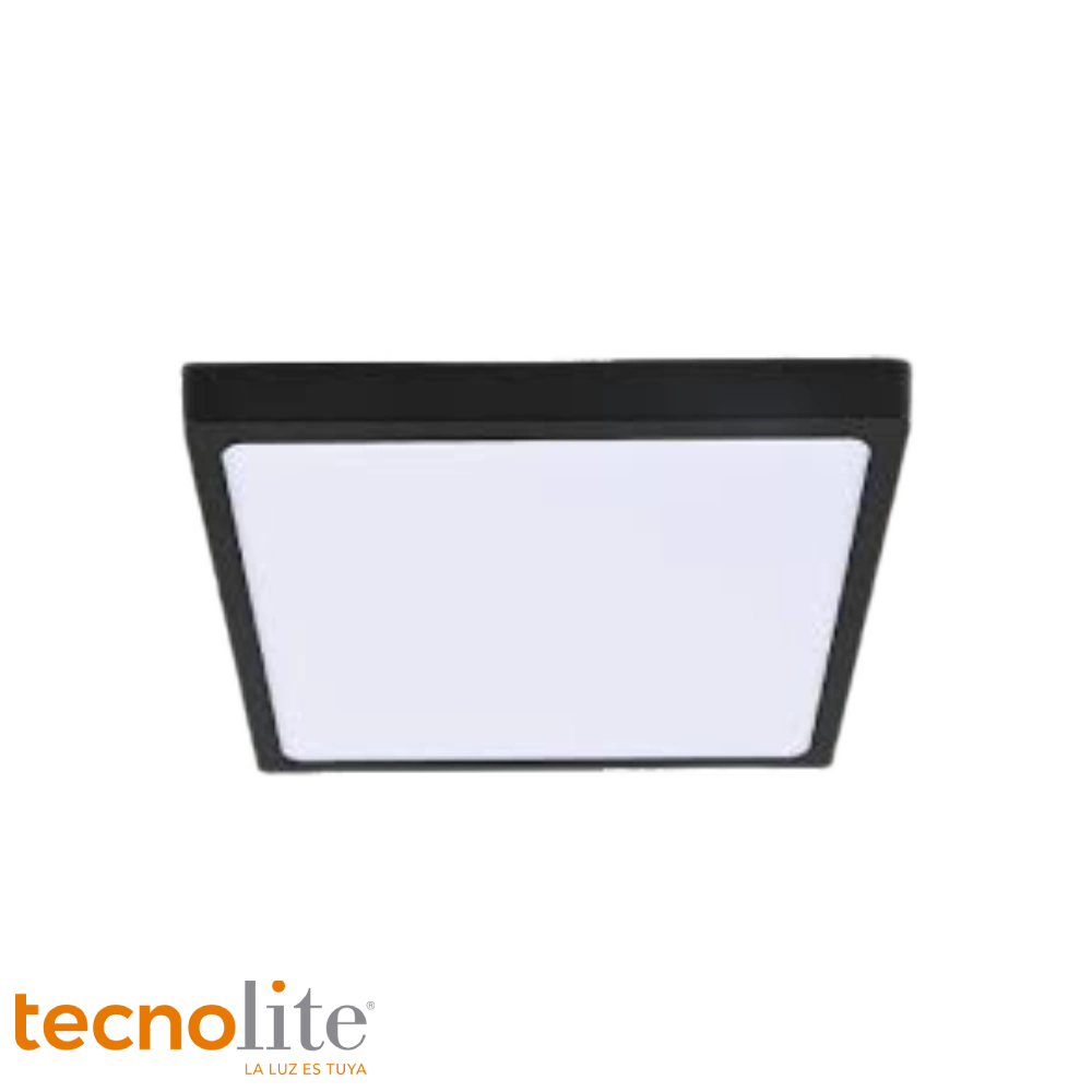 Panel LED para Sobreponer ALGEDI IV Negro – Luz Cálida. 24PTLLEDC30MVN