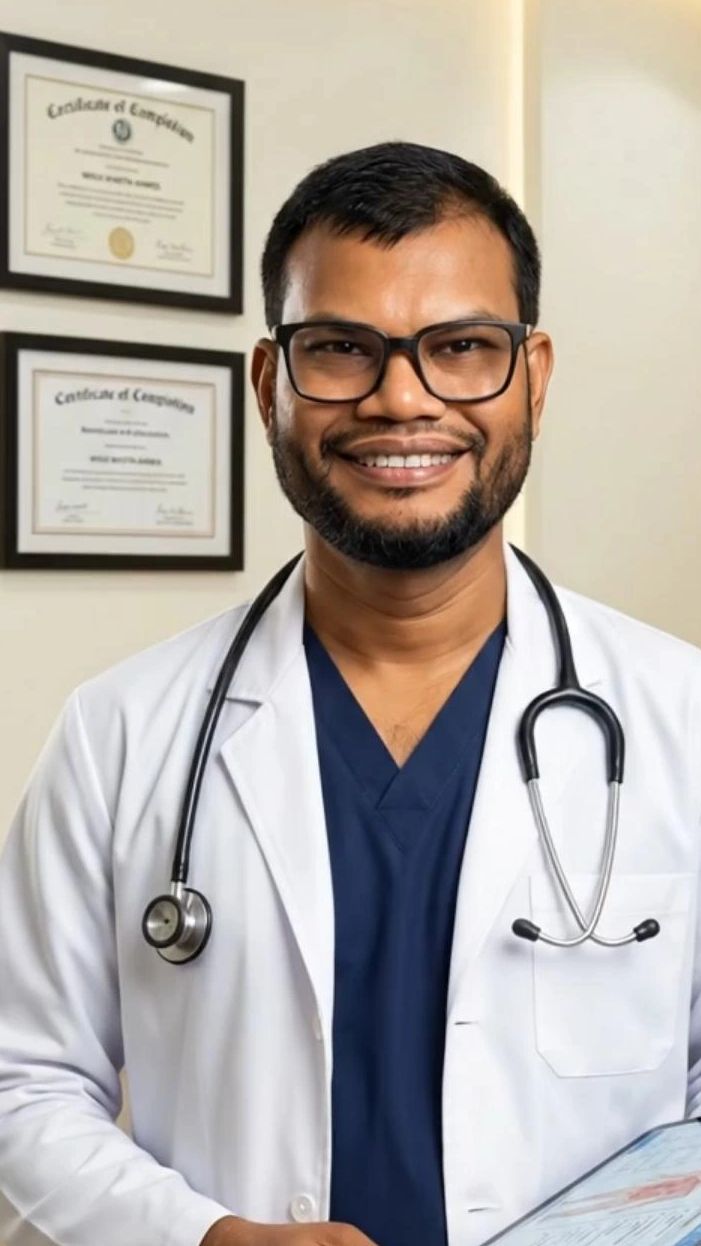 Hi Dr Abdul Matin Ahmed BHMS MD Homeopathy. Excellent career with experience of 20 years and more th