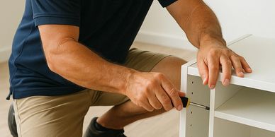 Flatpack furniture assembly