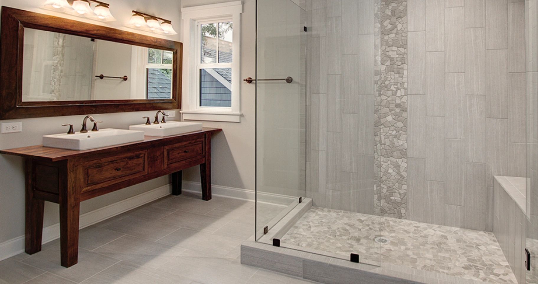 Modern Craftsman Bath