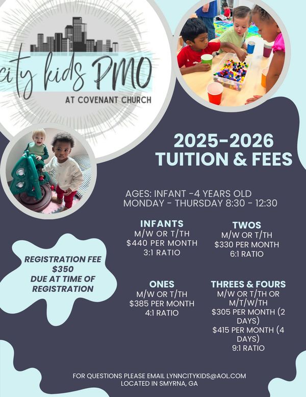 City Kids PMO
Smyrna Georgia
Covenant Church
