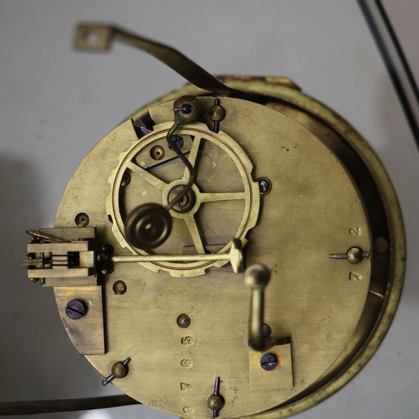 French clock movement