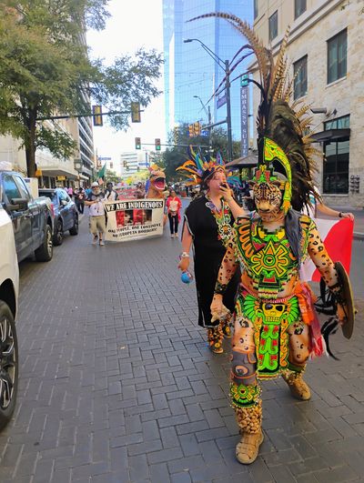 Indigenous Dignity Day Human Right March October 12,2025 in San Antonio, Texas 
