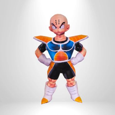 Boneco do personagem Ten Shin Han de Dragon Ball.