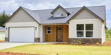 New Home built in Castle Rock WA.
