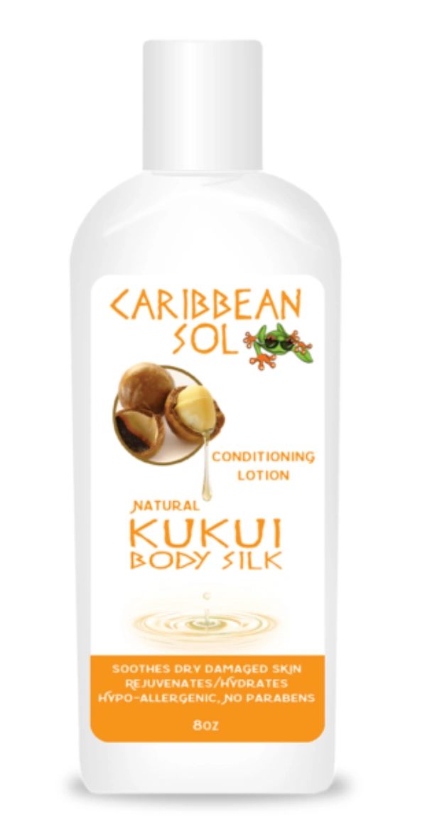 Caribbean Sol Kukui Body Silk 8 oz.