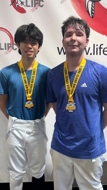 Garrick Lo, Aidan Montelbine, 2026 Fencing Summer National Qualifier, Long Island Fencers Club
