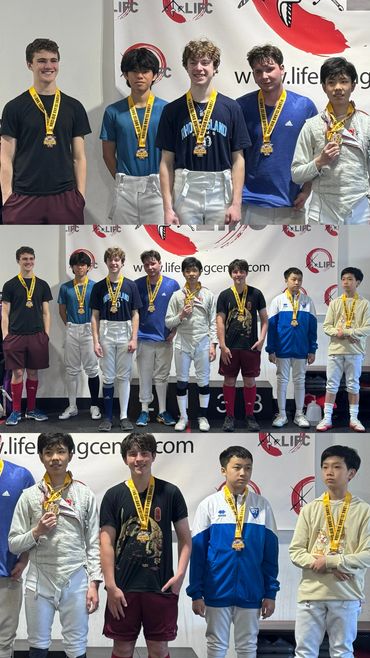 Garrick Lo, Aidan Montelbine, Summer National Qualifier, Long Island Fencers Club, USA Fencing