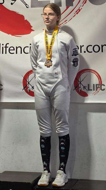 Catie Carberry, 2026 Fencing Summer National Qualifier, Long Island Fencers Club, Sayville High Scho