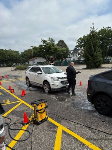 Long Island Fencers Club, Cancer Carwash, August 2025, No One Fights Alone, Community Service, 501c3