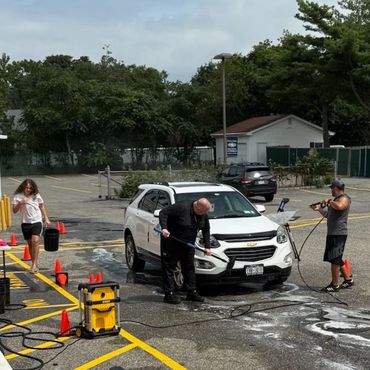 Long Island Fencers Club, Cancer Carwash, August 2025, No One Fights Alone, Community Service, 501c3