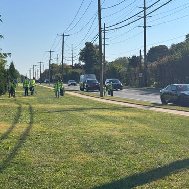 Adopt-A-Highway, Long Island Fencers Club, Suffolk County Sheriffs Department, Pulaski Rd, Greenlawn