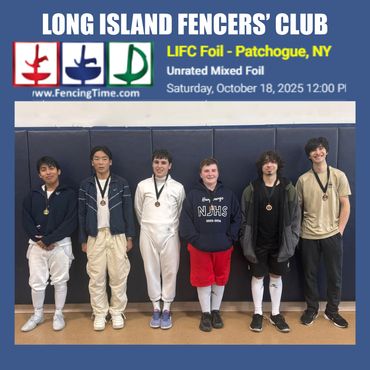 Long Island Fencers Club, Youth Fencing Tournament, USA Fencing, Fencing Time Live, Askfred.net