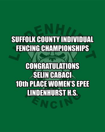 Long Island Fencers Club, 2026 Suffolk County Individual Fencing Championships, Selin Cabaci