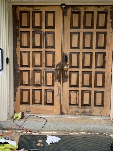 Painting doors