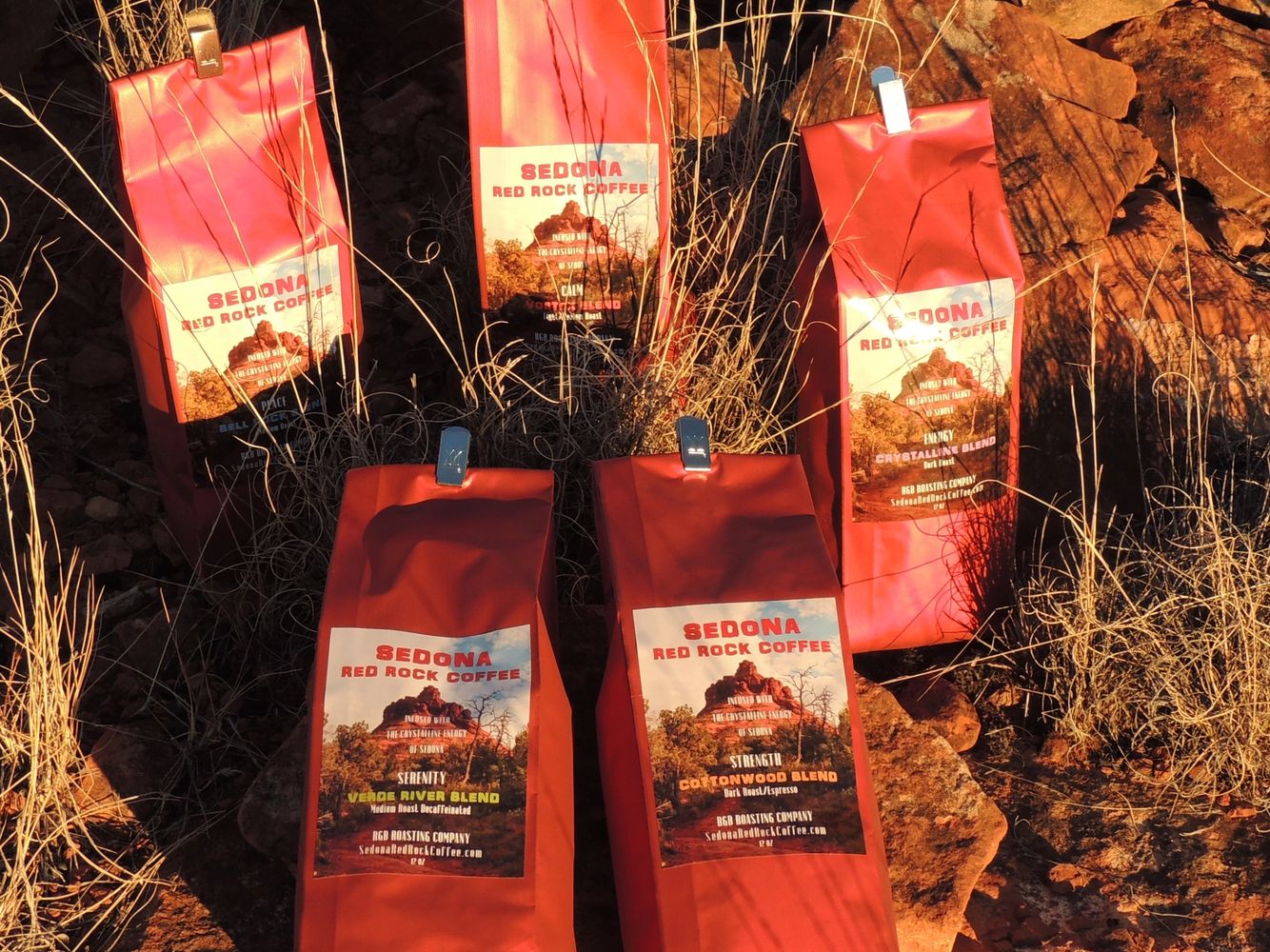 Bags of Fresh Roasted Coffee