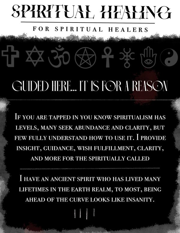 Spiritual healing guidance for those spiritually called, offering insight and clarity.