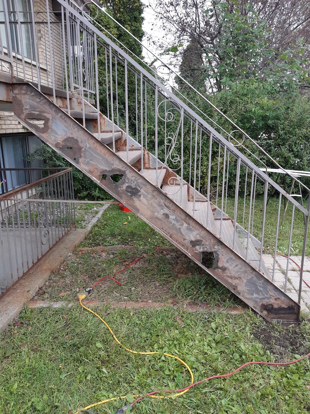 réparation d'escalier