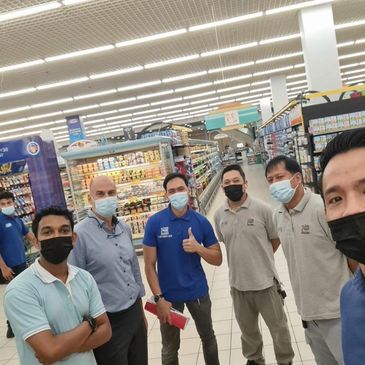 Merchandisers during RPX management visit, merchandising services, merchandising services, retail au