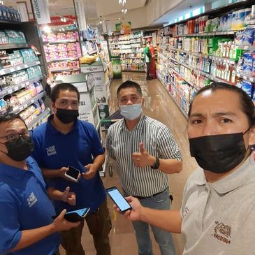 Merchandisers in the store, merchandising services, retail audit