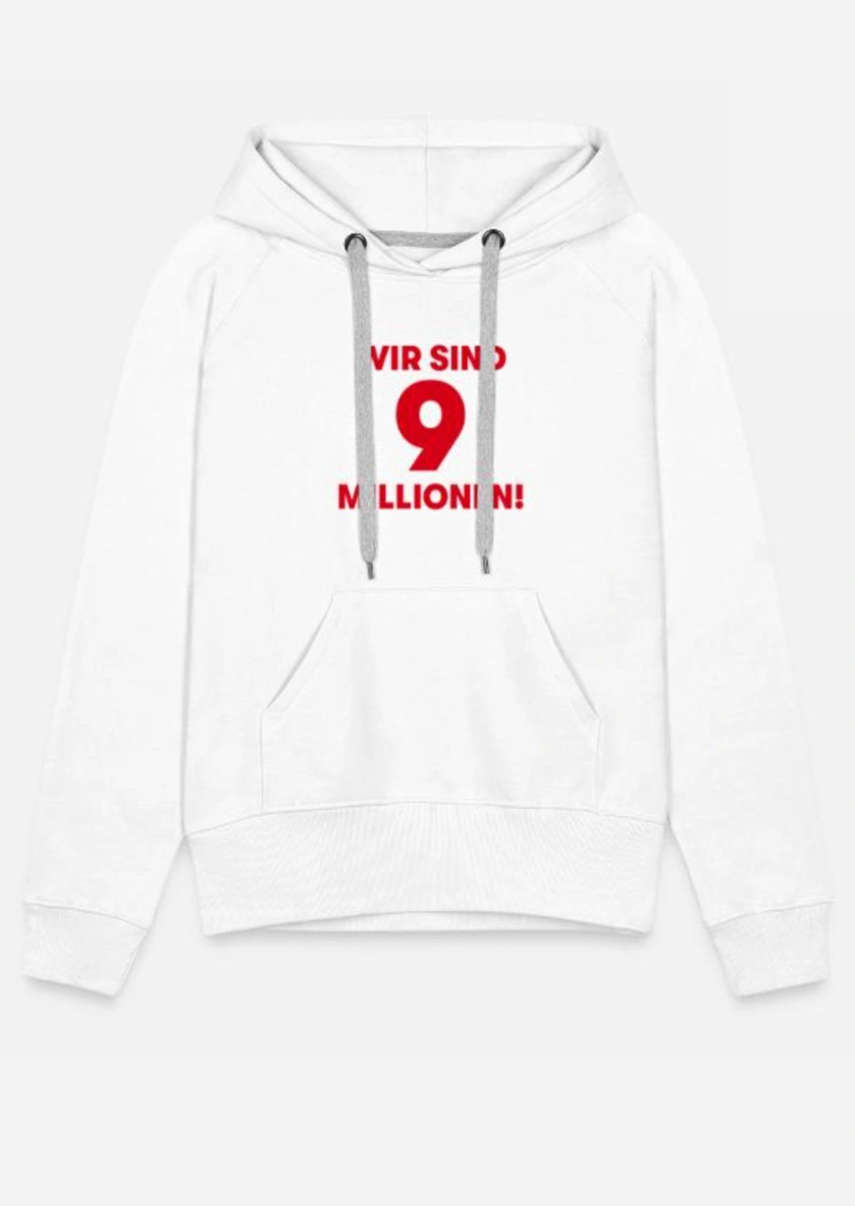 Hoodie "Wir sind 9 Millionen"