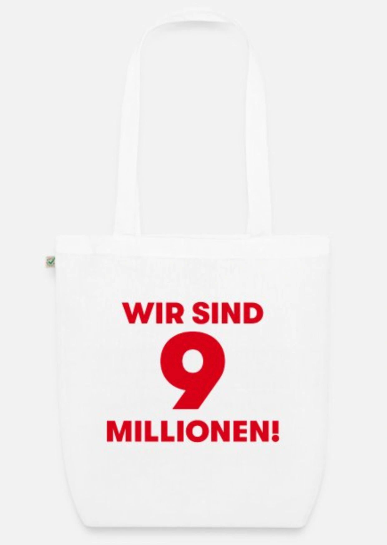 Stofftasche "Wir sind neun Millionen"