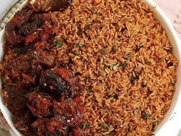 Deba's Kitchen Coconut Jollof Rice