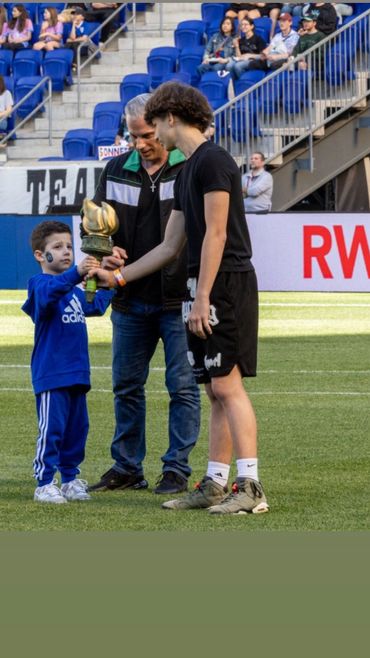 Press for RWJBarnabas , torch Bearer, Mental Health Awareness Night for Gotham FC