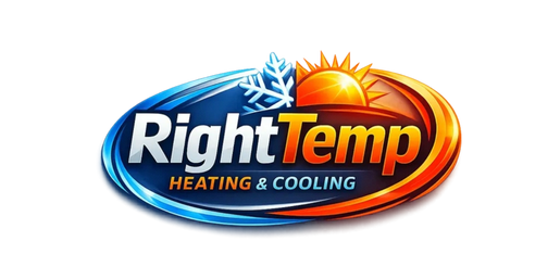 RightTemp Heating & Cooling Logo
