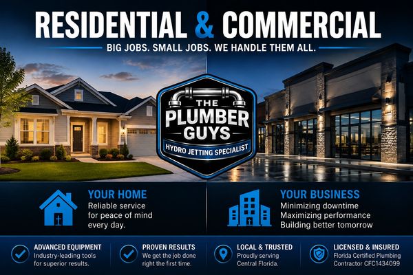 Plumber Guys offers residential and commercial plumbing services with advanced equipment and certified professionals.