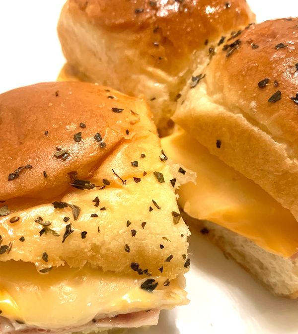 Turkey and cheese sliders