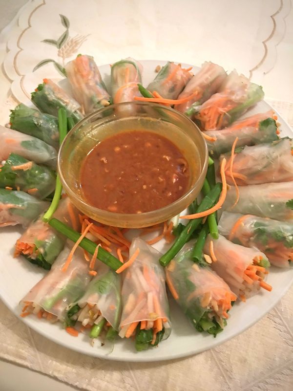 Vietnamese spring rolls