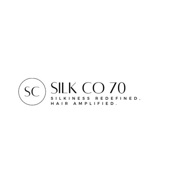 Silk Co 70 logo with tagline about hair care.