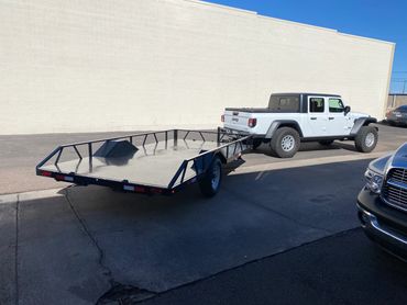 Custom Drive Over Fender Trailer.