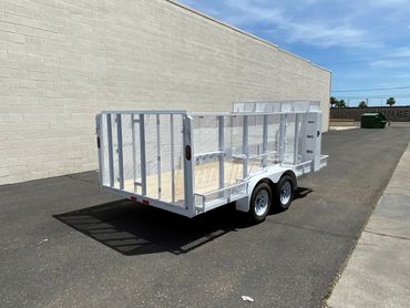 Landscape Trailer by Crocker Manufacturing. 