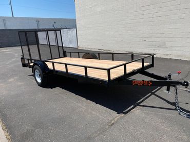 14'x 77" single axle Custom Trailer 
