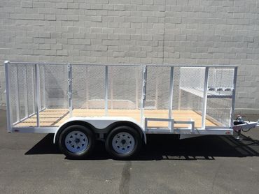  Landscape Trailer by Crocker Manufacturing. Side view.