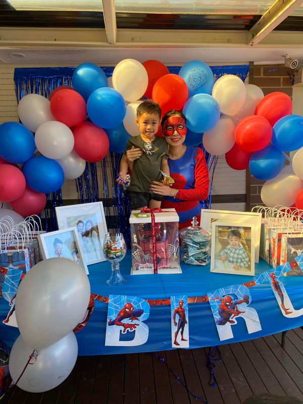 face painter Tina in her special character visit