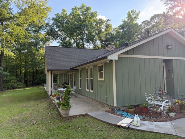 Asphalt shingle roof after professional soft wash roof cleaning in Macon GA