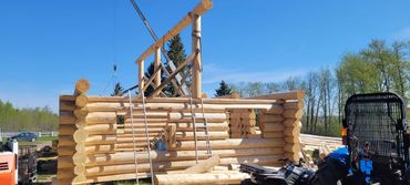 Log Home Cabin Builder Canada Alberta Edmonton Alberta  Lake kit cabin