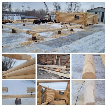 Log Home Cabin Builder Canada Alberta Edmonton Alberta  Lake kit cabin