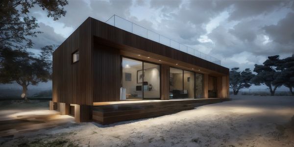 Casa prefabricada modular industrializada